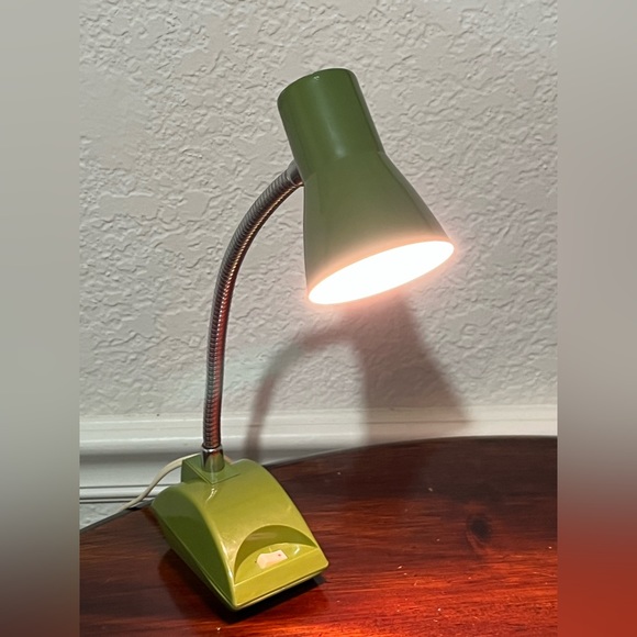 Other - Vintage Retro 1960S IMAR FLEX Goosneck Desk Lamp Avocado Green Flexible